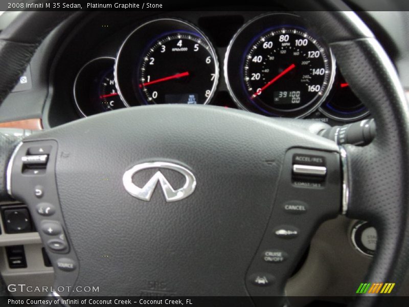 Platinum Graphite / Stone 2008 Infiniti M 35 Sedan