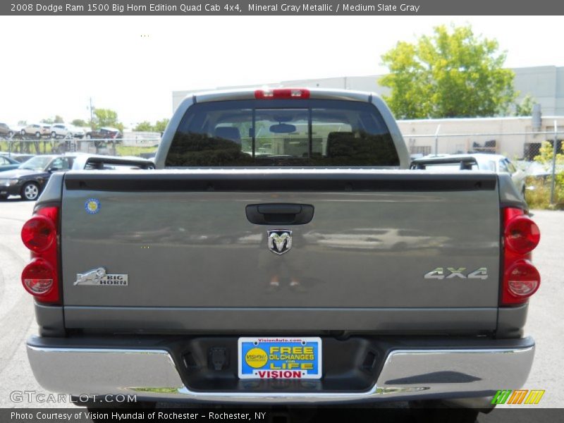 Mineral Gray Metallic / Medium Slate Gray 2008 Dodge Ram 1500 Big Horn Edition Quad Cab 4x4