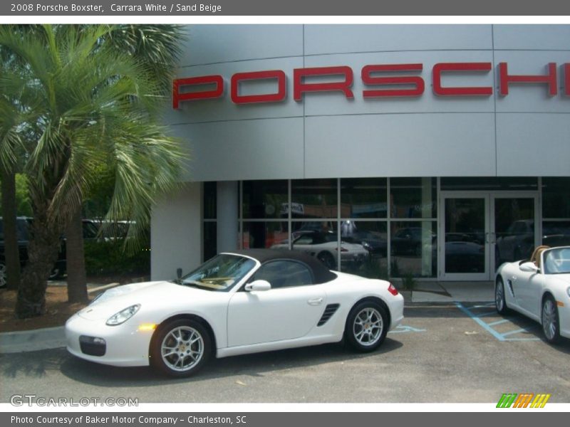 Carrara White / Sand Beige 2008 Porsche Boxster