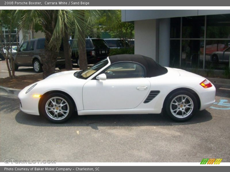 Carrara White / Sand Beige 2008 Porsche Boxster