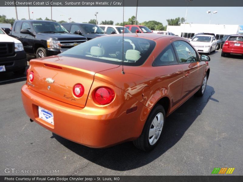 Sunburst Orange Metallic / Gray 2006 Chevrolet Cobalt LS Coupe