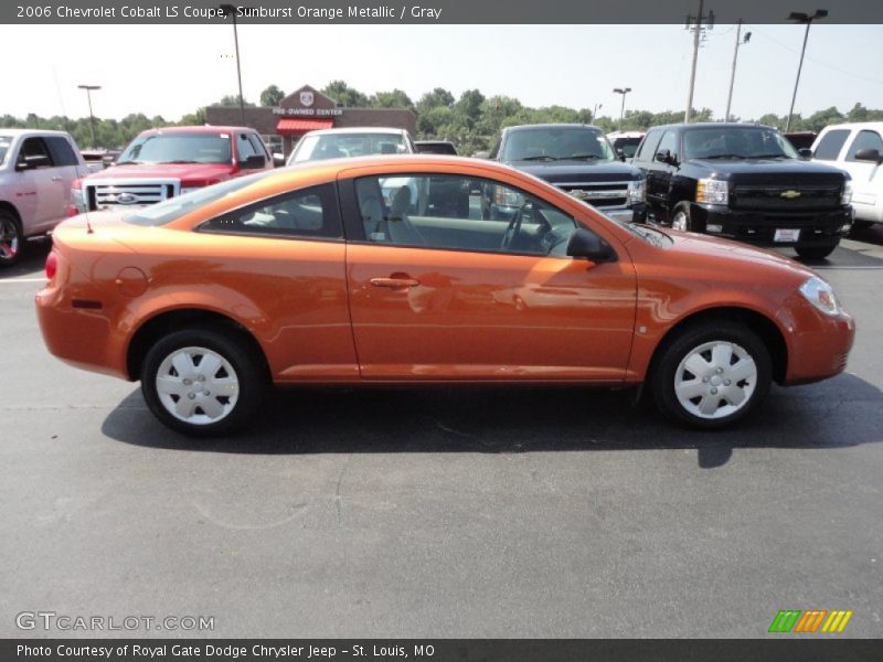 Sunburst Orange Metallic / Gray 2006 Chevrolet Cobalt LS Coupe