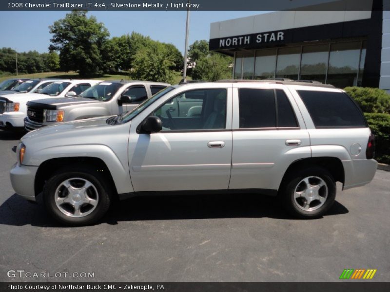 Silverstone Metallic / Light Gray 2008 Chevrolet TrailBlazer LT 4x4