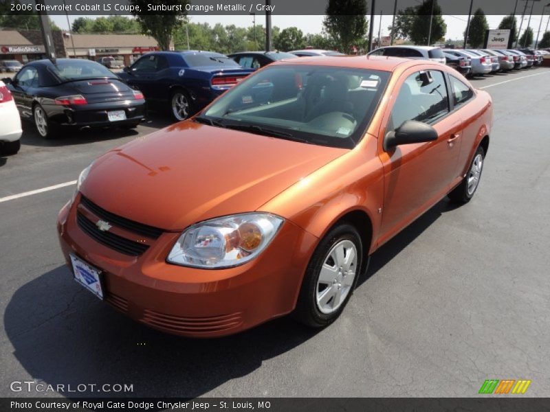 Sunburst Orange Metallic / Gray 2006 Chevrolet Cobalt LS Coupe