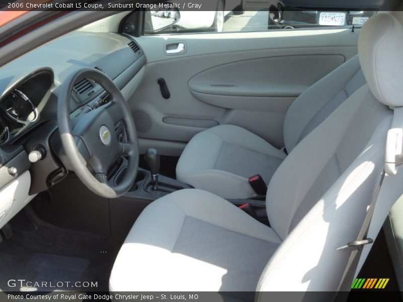 Sunburst Orange Metallic / Gray 2006 Chevrolet Cobalt LS Coupe