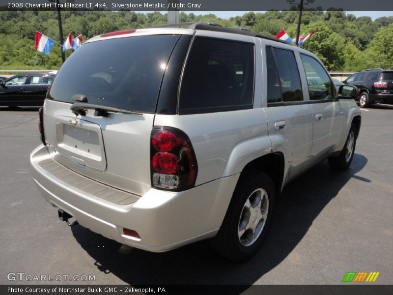 Silverstone Metallic / Light Gray 2008 Chevrolet TrailBlazer LT 4x4