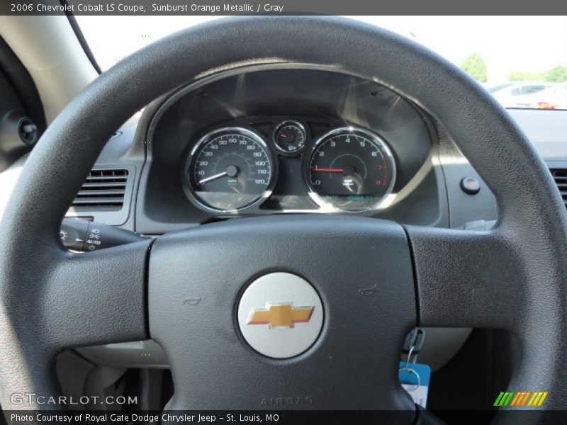 Sunburst Orange Metallic / Gray 2006 Chevrolet Cobalt LS Coupe