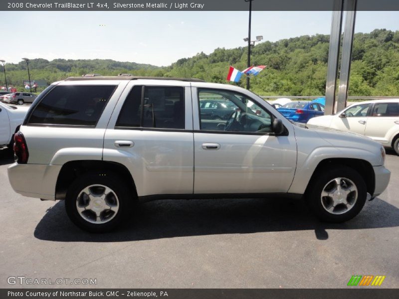 Silverstone Metallic / Light Gray 2008 Chevrolet TrailBlazer LT 4x4