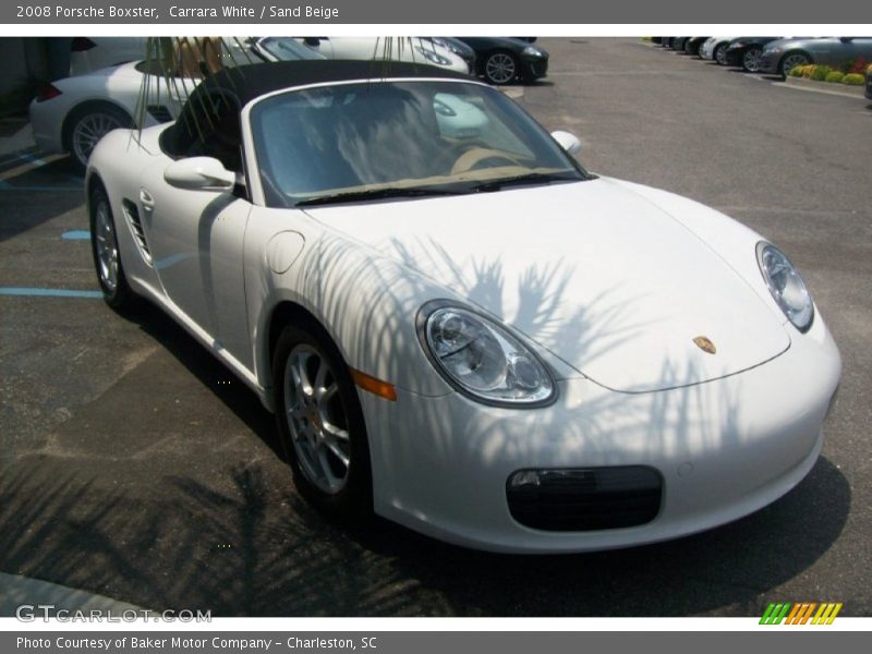 Carrara White / Sand Beige 2008 Porsche Boxster