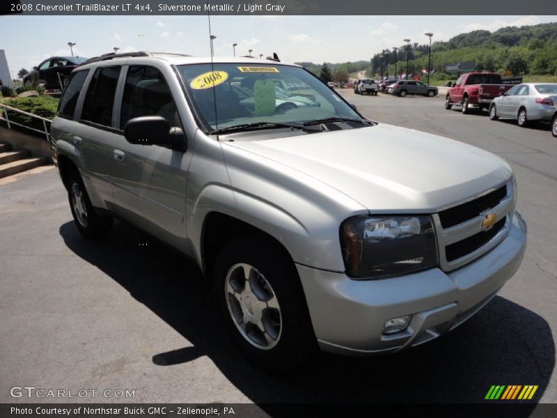 Silverstone Metallic / Light Gray 2008 Chevrolet TrailBlazer LT 4x4