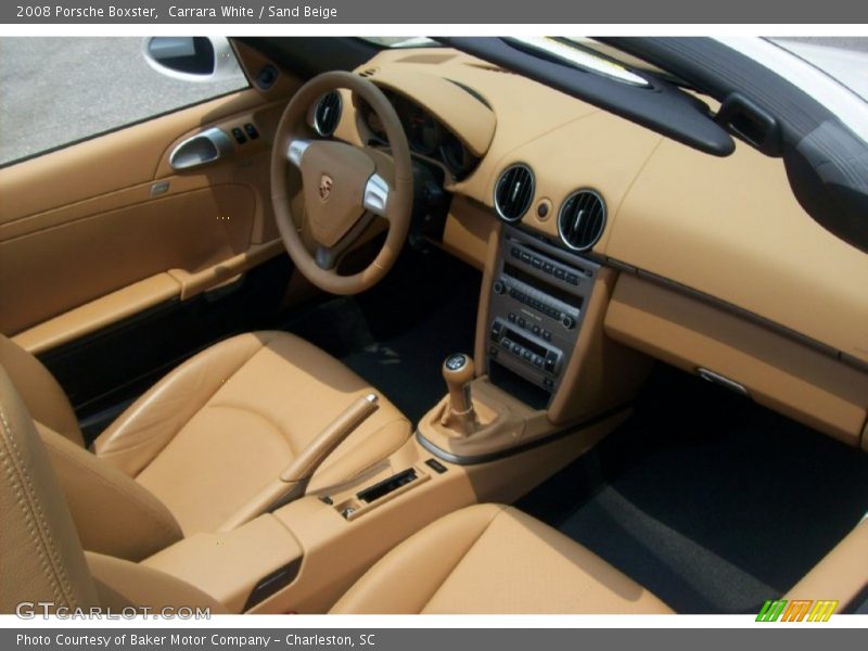 Carrara White / Sand Beige 2008 Porsche Boxster