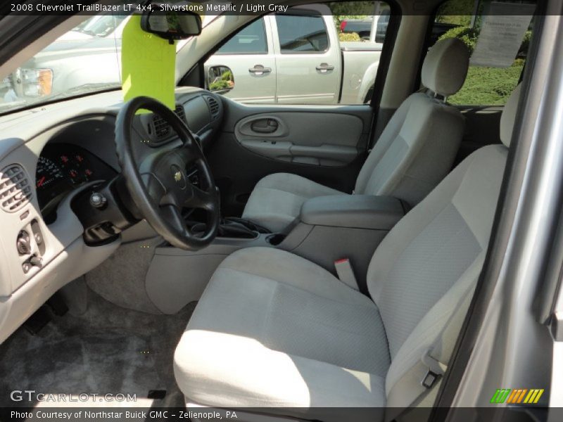 Silverstone Metallic / Light Gray 2008 Chevrolet TrailBlazer LT 4x4