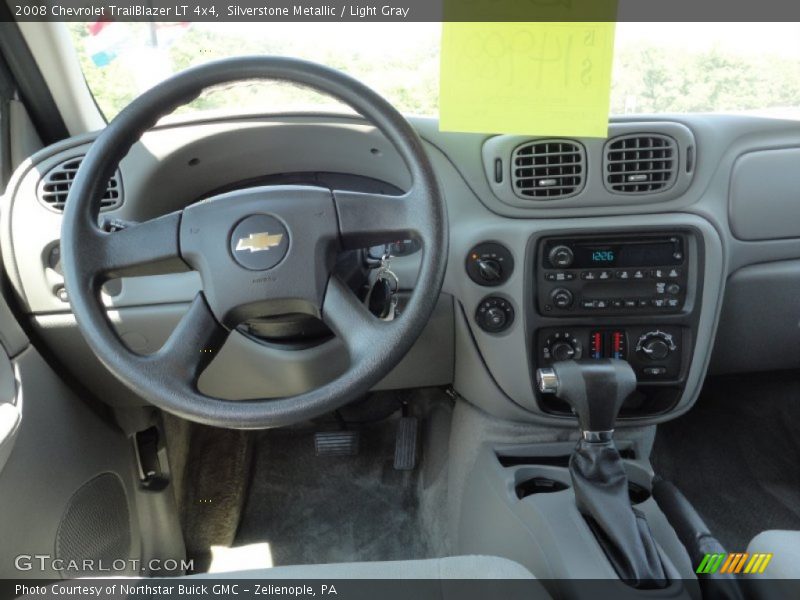 Silverstone Metallic / Light Gray 2008 Chevrolet TrailBlazer LT 4x4