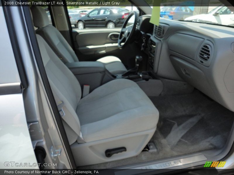 Silverstone Metallic / Light Gray 2008 Chevrolet TrailBlazer LT 4x4