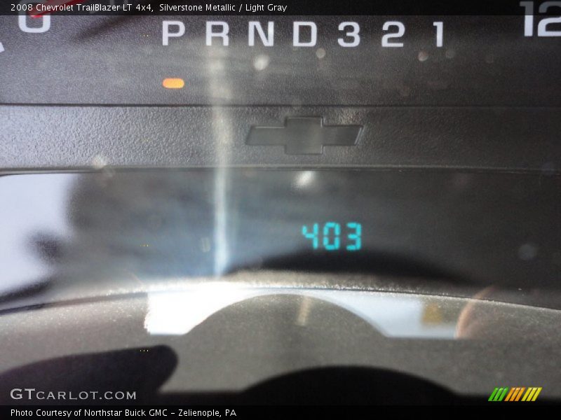 Silverstone Metallic / Light Gray 2008 Chevrolet TrailBlazer LT 4x4