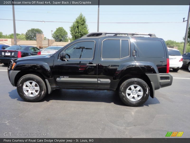 Super Black / Blue/Graphite 2005 Nissan Xterra Off Road 4x4