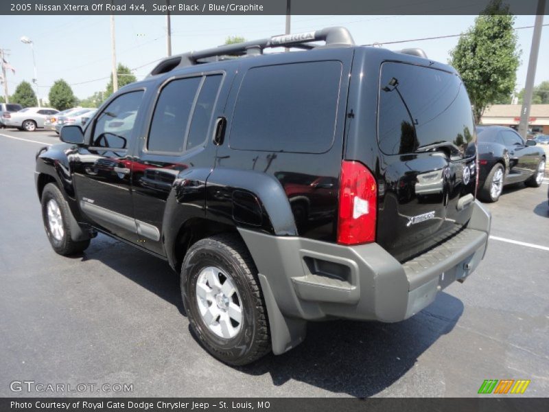 Super Black / Blue/Graphite 2005 Nissan Xterra Off Road 4x4