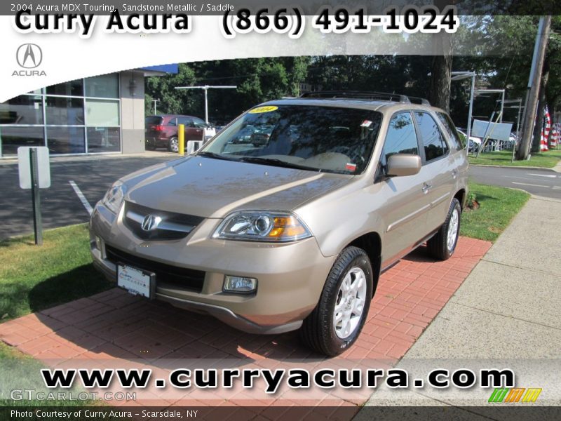 Sandstone Metallic / Saddle 2004 Acura MDX Touring