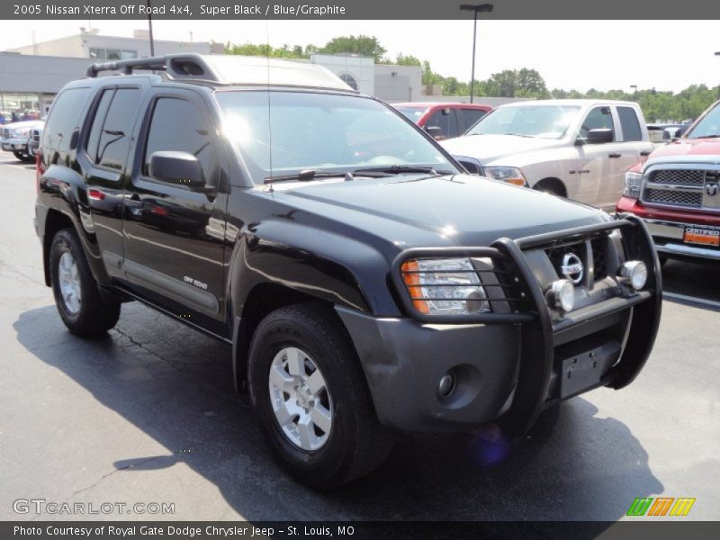 Super Black / Blue/Graphite 2005 Nissan Xterra Off Road 4x4