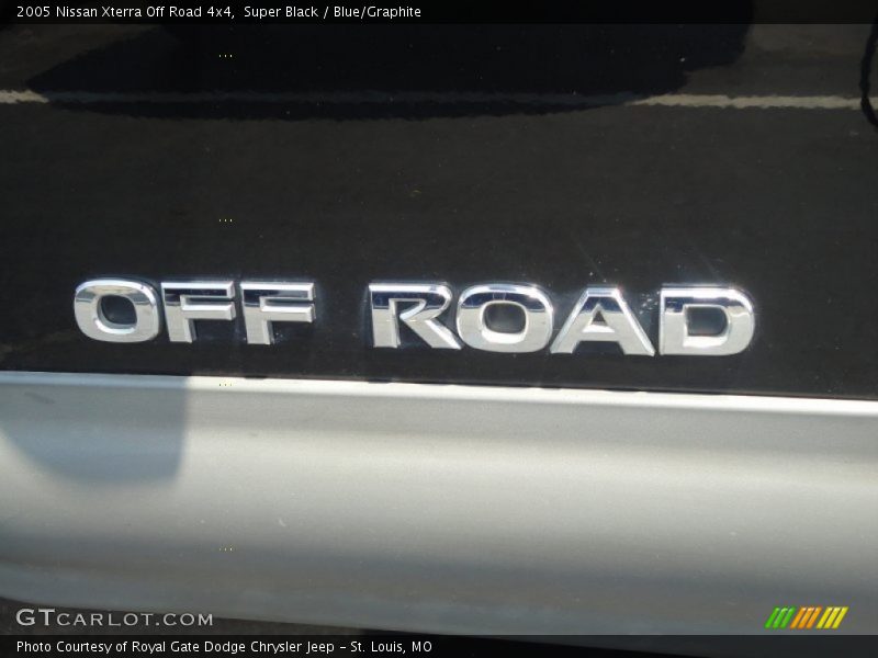 Super Black / Blue/Graphite 2005 Nissan Xterra Off Road 4x4