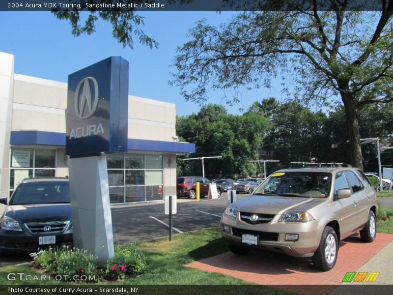 Sandstone Metallic / Saddle 2004 Acura MDX Touring