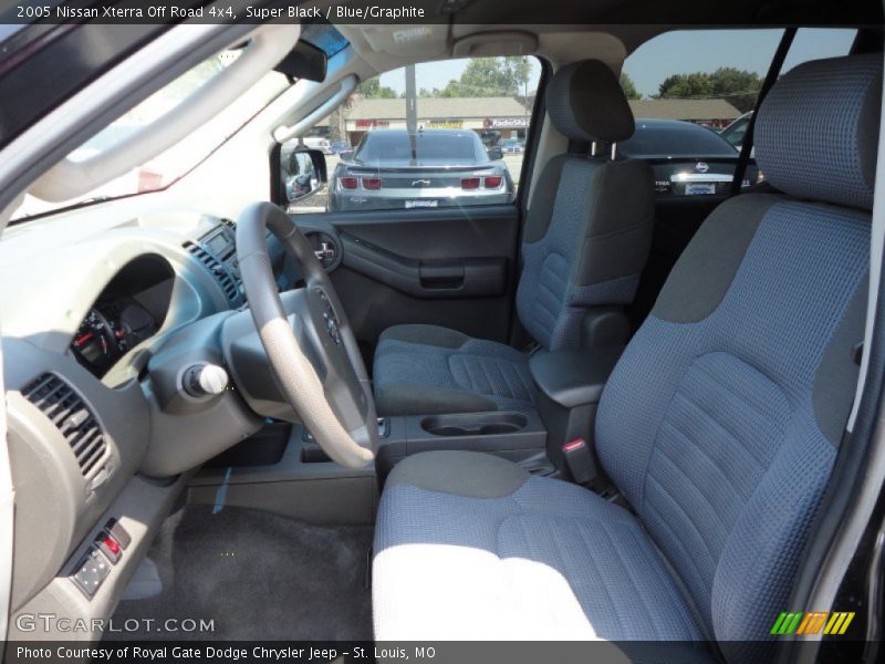Super Black / Blue/Graphite 2005 Nissan Xterra Off Road 4x4