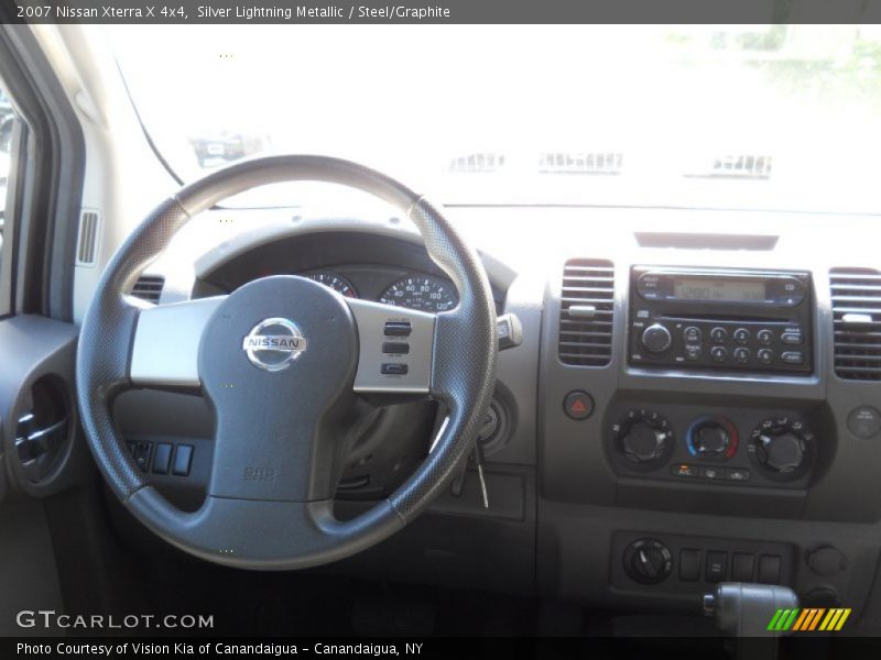 Silver Lightning Metallic / Steel/Graphite 2007 Nissan Xterra X 4x4