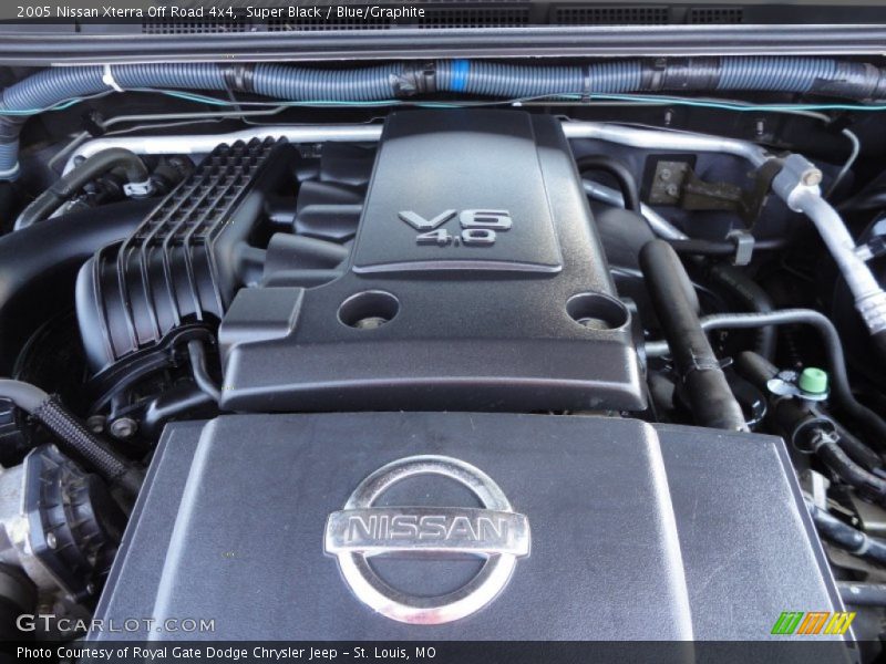 Super Black / Blue/Graphite 2005 Nissan Xterra Off Road 4x4