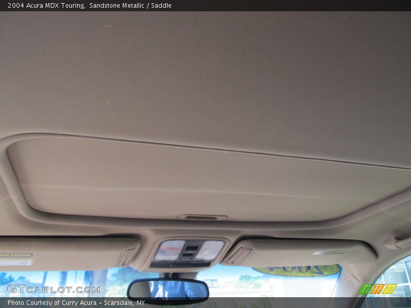 Sandstone Metallic / Saddle 2004 Acura MDX Touring