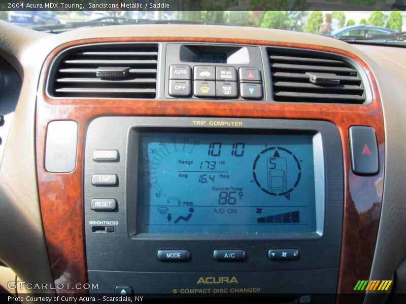 Sandstone Metallic / Saddle 2004 Acura MDX Touring