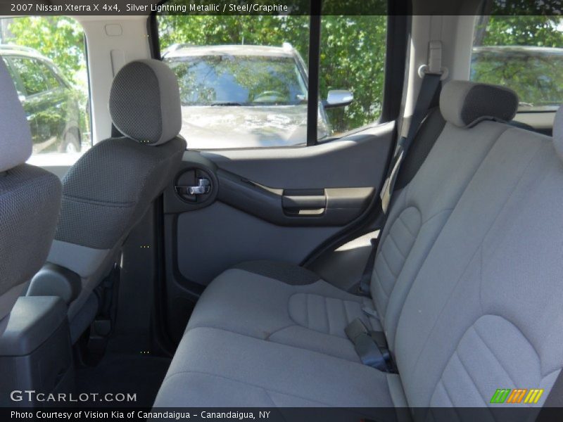 Silver Lightning Metallic / Steel/Graphite 2007 Nissan Xterra X 4x4