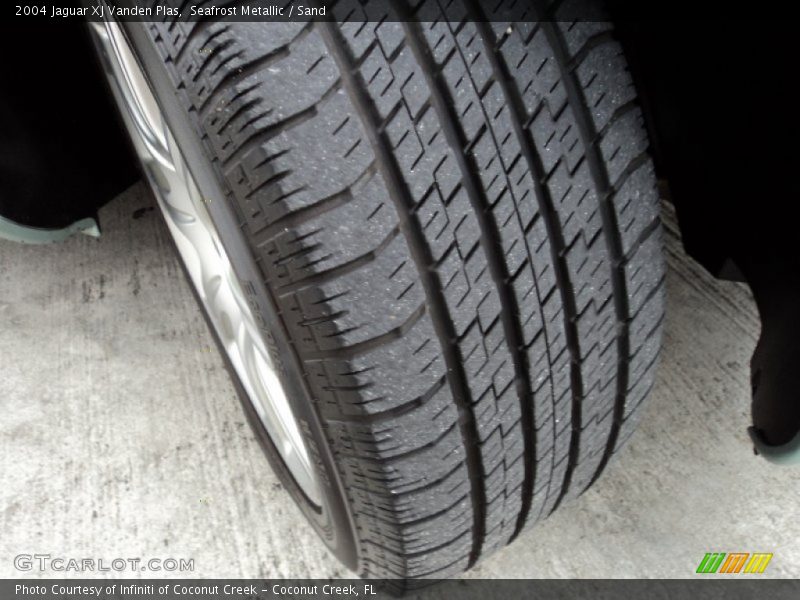 Seafrost Metallic / Sand 2004 Jaguar XJ Vanden Plas