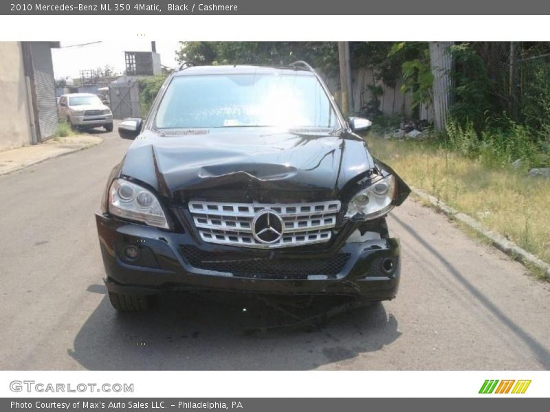 Black / Cashmere 2010 Mercedes-Benz ML 350 4Matic