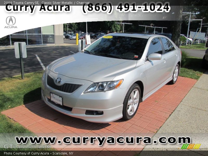 Classic Silver Metallic / Charcoal 2009 Toyota Camry SE