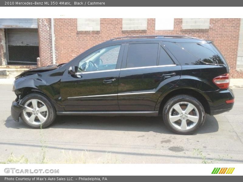 Black / Cashmere 2010 Mercedes-Benz ML 350 4Matic