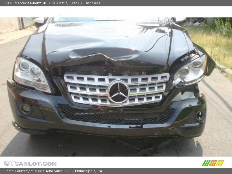 Black / Cashmere 2010 Mercedes-Benz ML 350 4Matic