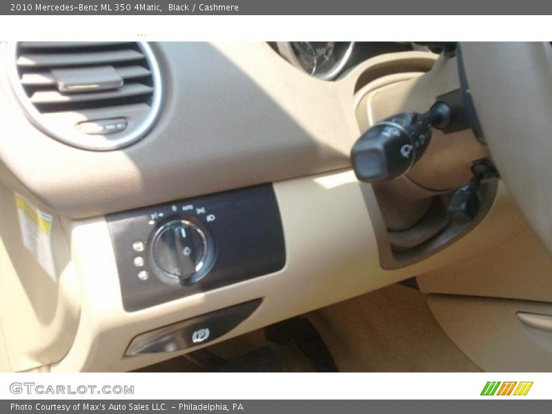 Black / Cashmere 2010 Mercedes-Benz ML 350 4Matic