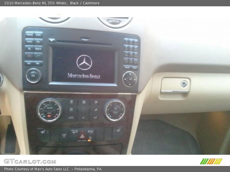 Black / Cashmere 2010 Mercedes-Benz ML 350 4Matic