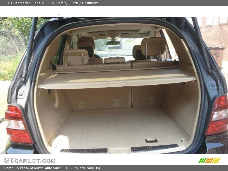 Black / Cashmere 2010 Mercedes-Benz ML 350 4Matic
