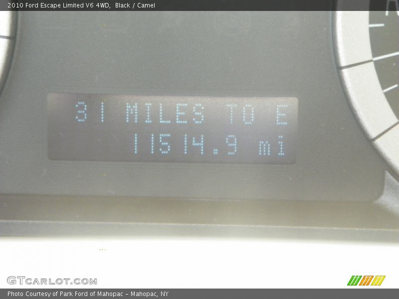 Black / Camel 2010 Ford Escape Limited V6 4WD