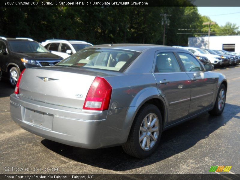 Silver Steel Metallic / Dark Slate Gray/Light Graystone 2007 Chrysler 300 Touring