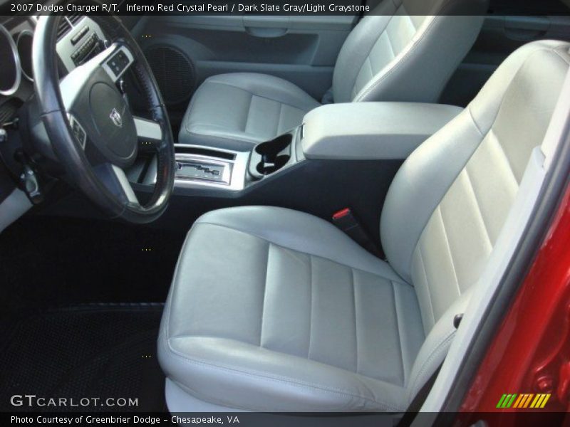 Inferno Red Crystal Pearl / Dark Slate Gray/Light Graystone 2007 Dodge Charger R/T