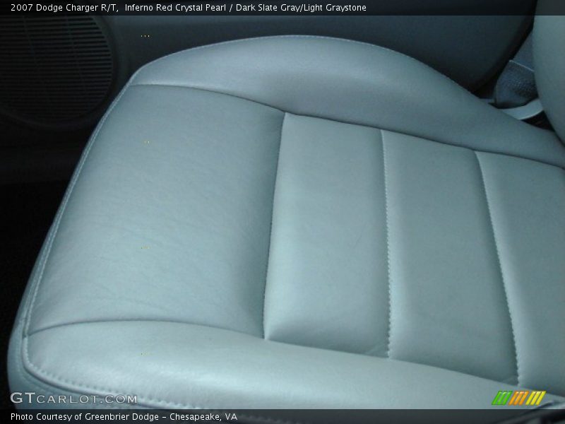 Inferno Red Crystal Pearl / Dark Slate Gray/Light Graystone 2007 Dodge Charger R/T