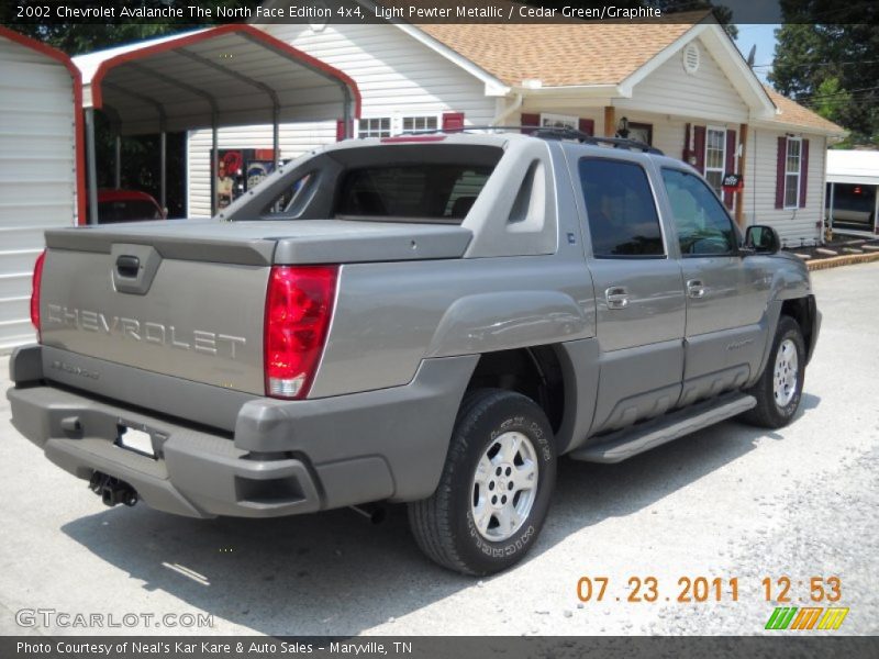 Light Pewter Metallic / Cedar Green/Graphite 2002 Chevrolet Avalanche The North Face Edition 4x4