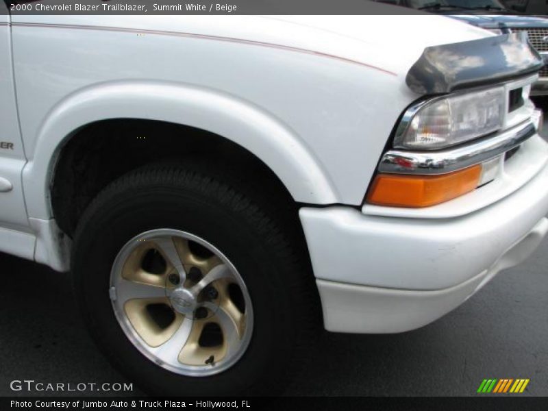 Summit White / Beige 2000 Chevrolet Blazer Trailblazer
