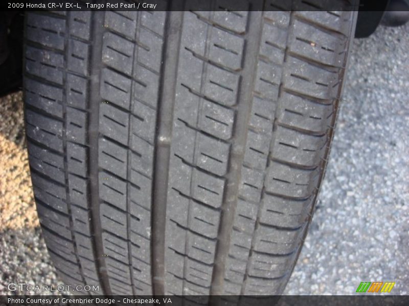 Tango Red Pearl / Gray 2009 Honda CR-V EX-L