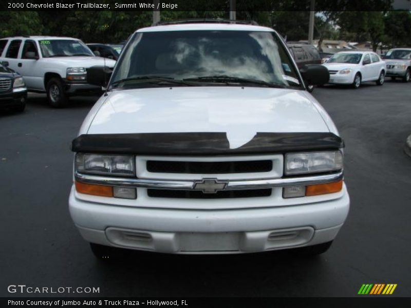 Summit White / Beige 2000 Chevrolet Blazer Trailblazer