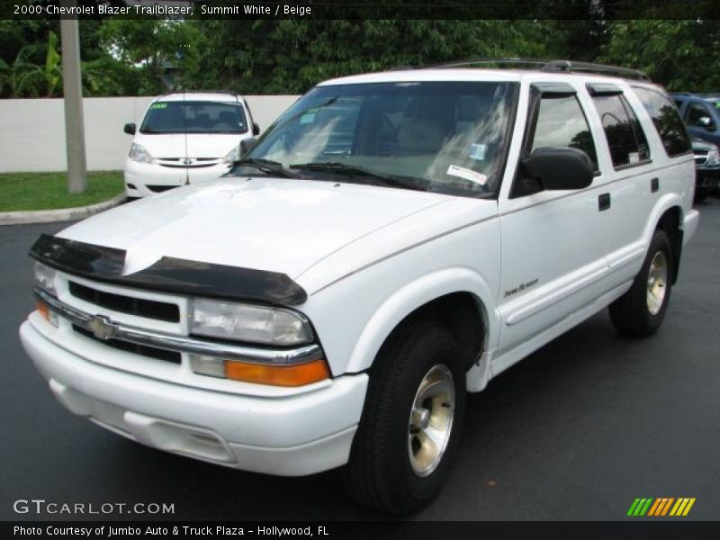 Summit White / Beige 2000 Chevrolet Blazer Trailblazer