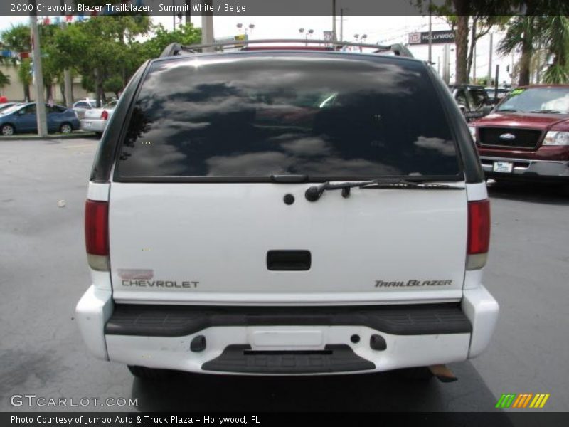 Summit White / Beige 2000 Chevrolet Blazer Trailblazer