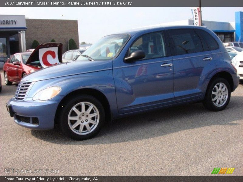 Marine Blue Pearl / Pastel Slate Gray 2007 Chrysler PT Cruiser Touring